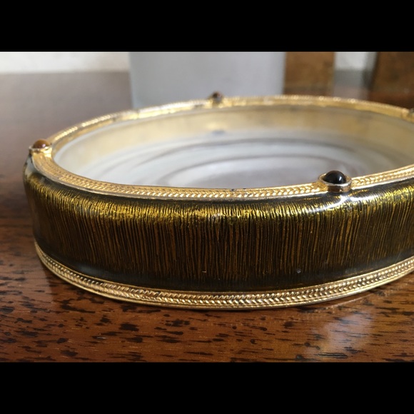 Mike & Ally Vintage Tiger Eye Bath Accessory Set - Picture 7 of 10